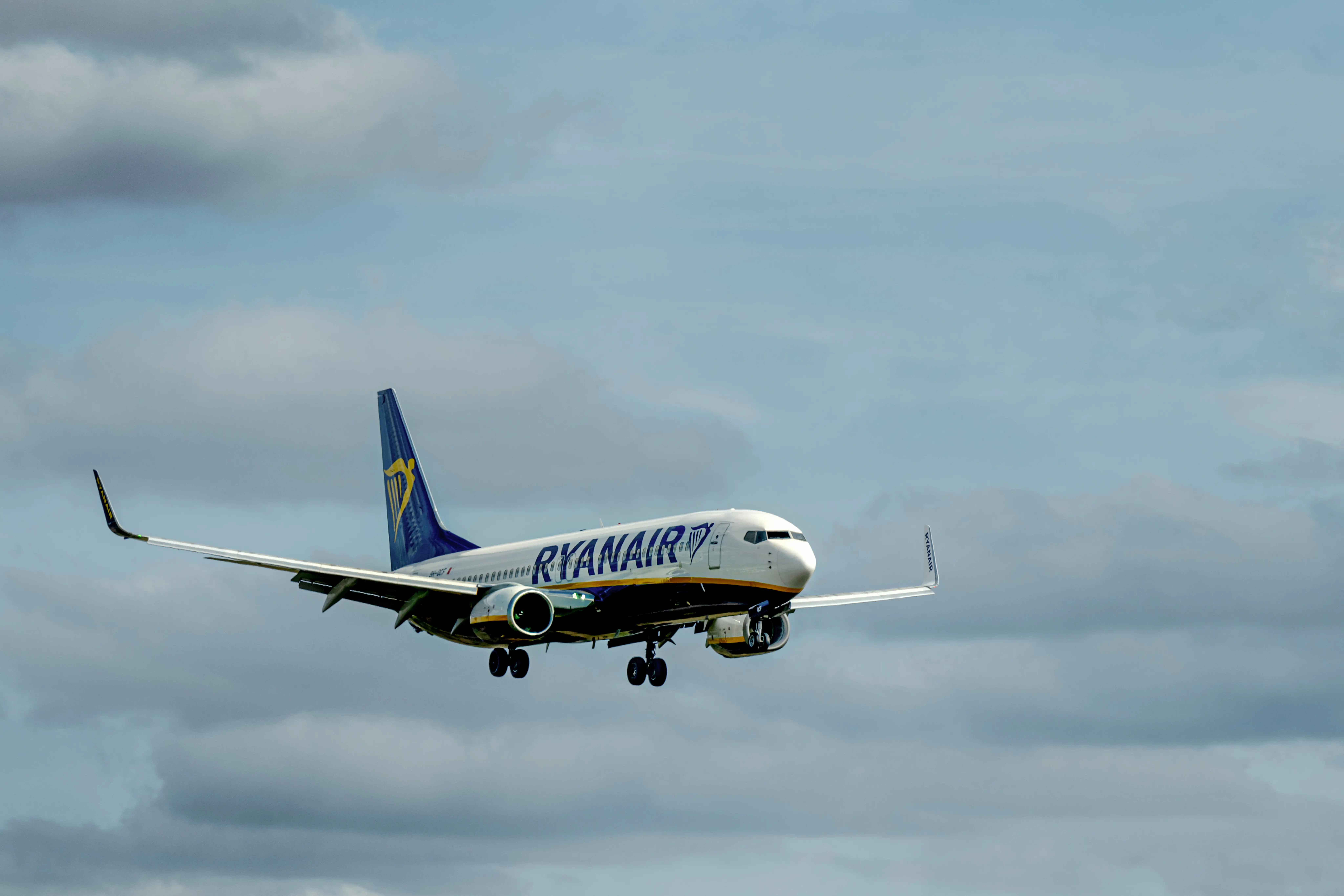 A RyanAir flight landing in Menorca (Credit: Pexels)