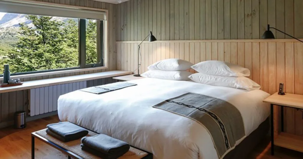 patagonia rooms with sheepskin rugs - Jay Wanders